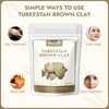 AEJESOP Edible Clay, Turkestan Brown Clay, 7.4oz (210g)