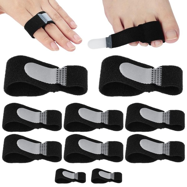 BUTBU 10 Stück Fingerschiene, Trigger Finger Schiene, Fingerschiene Kleiner Finger,