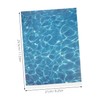 IMIKEYA 5 Sheets of Water Ripple Paper for Diorama -