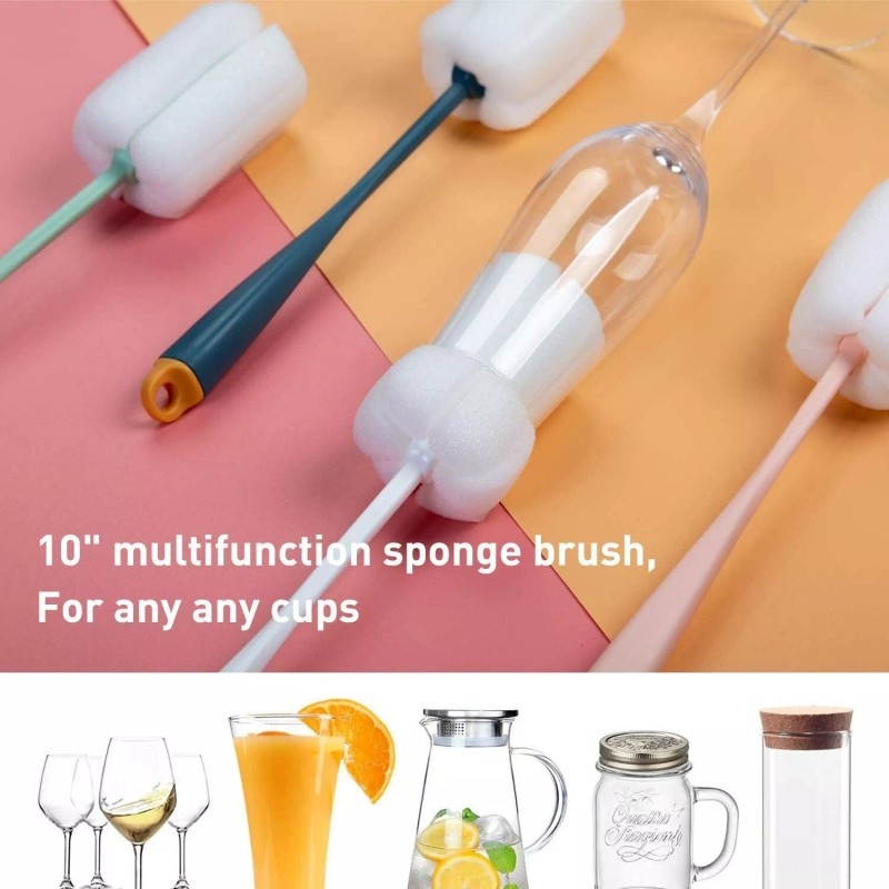 Holikme 5 Pack Bottle Brush Cleaning SetLong Handle Bottle Cleaner