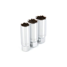TEKTON 3/8 Inch Drive Spark Plug Socket Set, 3-Piece (5/8, 3/4, 13/16 in.) | SHD91003