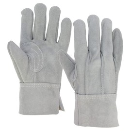 Otafuku Gloves Leather Gloves [Cow Split Leather, Back Stitching, Inner Cotton Type] #480 M