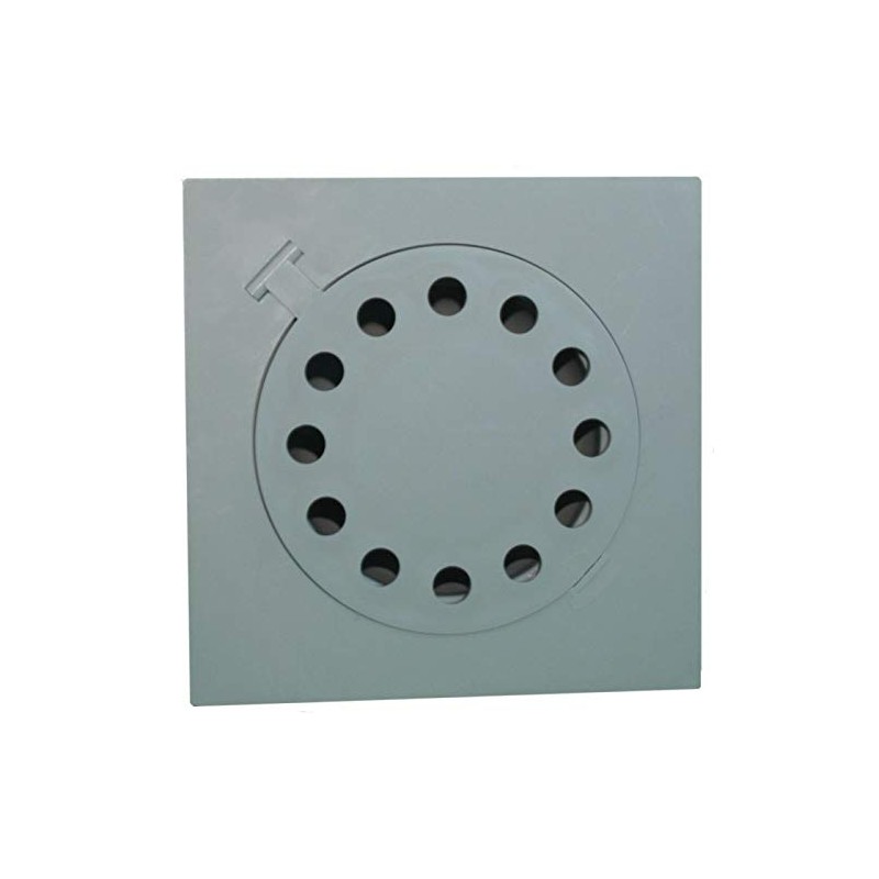 Wiltse Hinged Bell Trap Floor Drain 6" x 6" x