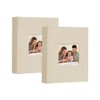 Miaikoe Small Photo Album 6x4 50 Pockets 2 Packs, Slip