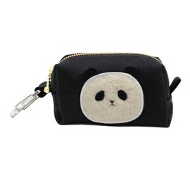 glf01 Golf Ball Case with Carabiner, Tea Case, Golf Equipment, Niko-chan, Women's, Men's, Accessories, Handmade, Made in Japan, panda x black, panda x black