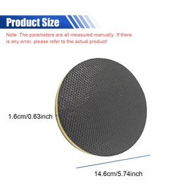 UHANBUT Fine Grade Car Clay Bar Pad, 5.82'' Wipe Foam Pads, DA Polisher Pad Cleaner, Rotary Polishers, Auto Detailing Replacement Tool Kit for Removing (2PCS)