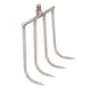 VBESTLIFE Portable Aquatic Weed Rake, 4 Teeth, Stainless Steel Head,