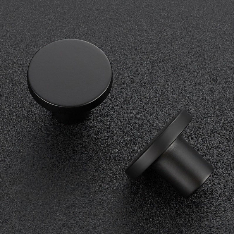 JOY DECOR 30 Pack Black Cabinet Knobs, Matte Black Kitchen