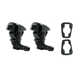 EDIETH 8E5Z17603A Wiper Washer Nozzles Kit with Adapters - Fits for Ford Fusion Mercury Milan Lincoln MKZ 2008-2012 Replaces 8E5Z-17603-A Easy to Install