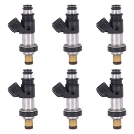 NewYall Pack of 6 3.2L 3.5L V6 Fuel Injector for Honda Odyssey 3.5L 2002-2004, Pilot 3.5L 2003-2004, Acura MDX 3.5L 2001-2002, TL 3.2L 2000-2003, CL 3.2L 2001-2003