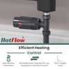Hot Flow All-Anthracite Estuary Straight TRV Thermostatic Radiator Valve (Pair)