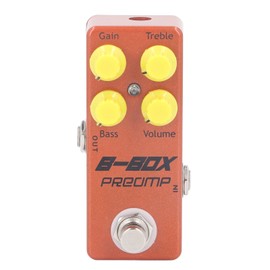 B Box Preamp Pedal Mini Single Effect with Overdrive Function Electric Guitar Replacement Parts Accessories