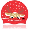 escualo Gorra para Natacion Unisex Adulto y Niño Modelo Reno