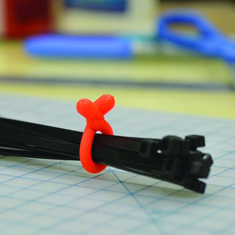 Nite Ize GTPP3-A1-R8 Original Gear Reusable Rubber Twist Tie, 3"