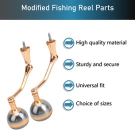 Reel Handle Conversion Reel Handle for 6000 Fishing Reel Parts Screw in Reel Handle Aluminum Alloy Reel Handle Reel Handle Grip for Spinning Reel Handle for Rod Cases & Tubes