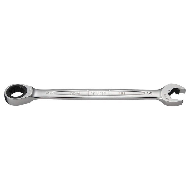 TONE Quick Ratchet Glasses Wrench RMQ-14 Double Side Width 0.6