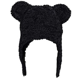 Obermeyer Ted Fur Hat Black LG/XL