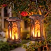 KOOPER Taller Solar Lanterns Outdoor Waterproof Hanging Solar Lantern Lights,