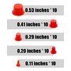 Automotive Cap Plugs Kit 0.11" to 0.53" Fit for AutoLine