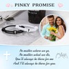 UNGENT THEM Couple Gifts Matching Couples Bracelets Cross Pinky Promise