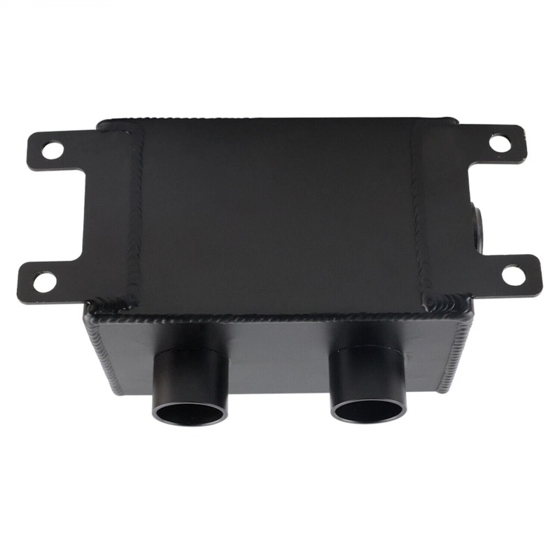 VEHITO 10AN 2 Port Dual Breather Filter Baffled Oil Catch