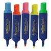 artline HiLine Highlighter Pens, ASSORTED, Pack of 5, Chisel Tip