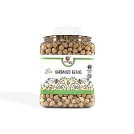 Natural Garbanzo Beans | Kabuli Chana |Pure White Chickpeas | Dried Peas, Chickpeas, Garbanzo Beans |Great For Cooking | Protein Rich, Kosher, Bulk, Non-GMO | 1.5 Pound (1.5lbs) By NY SPICE SHOP