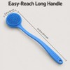 Silicone Back Scrubber for Shower – Long Handle Bath Body
