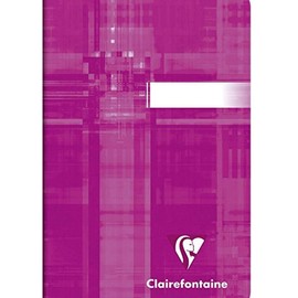 Clairefontaine 63592C Pack of 10 Booklets, 9 x 14 cm, 48 Squared Sheets, 90 g, Assorted Colours, 1 Pack