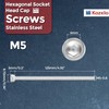Kozelo 4pcs Socket Head Cap Screws - [M5-0.8 x 125mm]