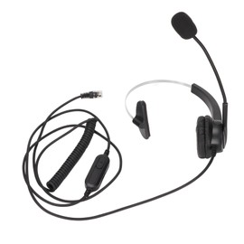 Phone Headset 330° Adjustable Noise Reduction Hearing Protection Landline Phone Headsets with Mic for Call Centers