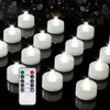 BEICHI Remote Candles, 12 Pack Timer Candles, Flameless Tea Lights