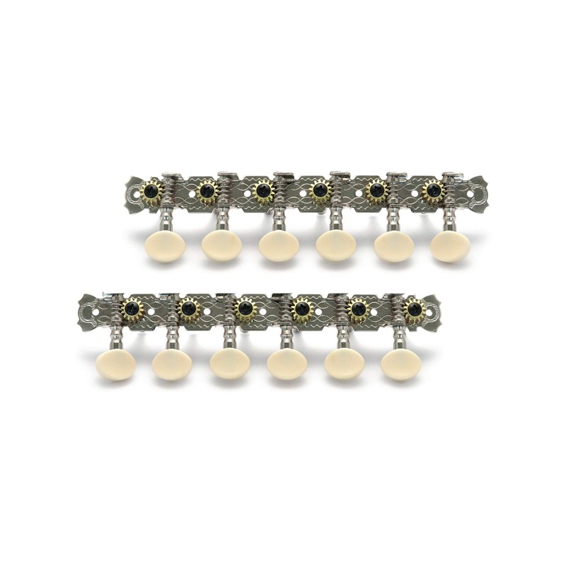 Metallor 12 Strings Acoustic Guitar Tuning Pegs Chrome Plated Machine