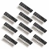 Teeth Edgewise Brackets 0.022in Slot 345 Hooks Rustproof Mini Metal