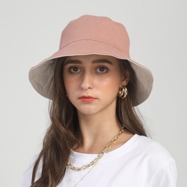 Lala 라라 양면 벙거지 모자-Pink(LALA2H120F) Lala Reversible Bucket Hat - Pink (LALA2H120F)