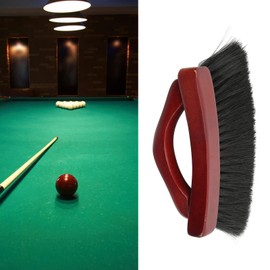 Billiard Table Brush, Ergonomic Handle, Billiards Accessories Pool Table Cleaning Brush for Cleaning the Corners of the Table and Rails Billiard Cue Pool Towel