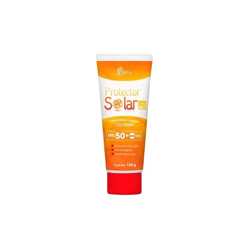 Protector Solar Facial Y Corporal 50 Fps Uva/uvb Serral 125g