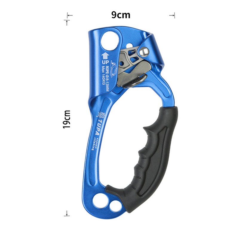 Rock Climbing Right Hand Ascender Multi Purpose Manual Outdoor Mountaineering