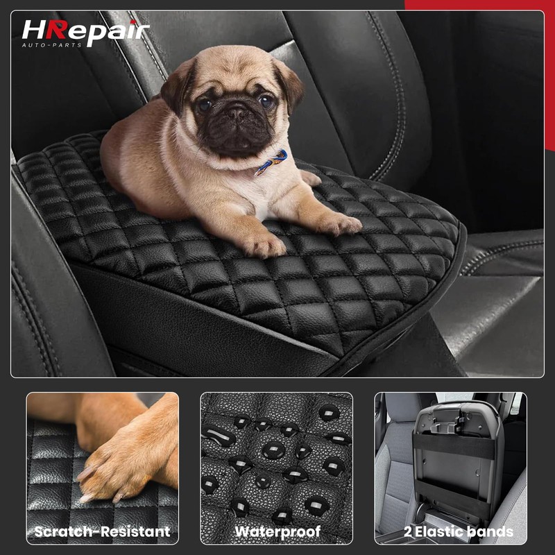 HRepair Center Console Armrest Cover fits for 2019-2025 Chevy Silverado