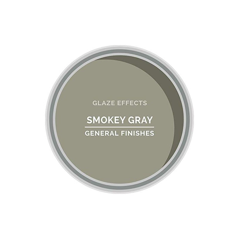 General Finishes Water Based Glaze Effects, 1 Quart, Smokey Gray
