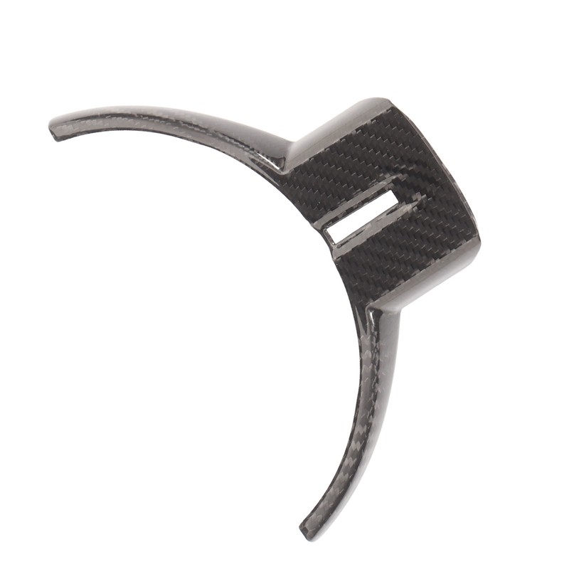 Car Steering Wheel Trim Genuine Carbon Fiber Interior Decoration Replacement