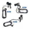 Unbranded 5 New Sealed Earphones With Tangle-Free Cords 3.5mm Plug