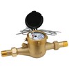 MEASUREMAN 3/4" Pulsed Multi-Jet Gallon Water Meter Fully Brass Body