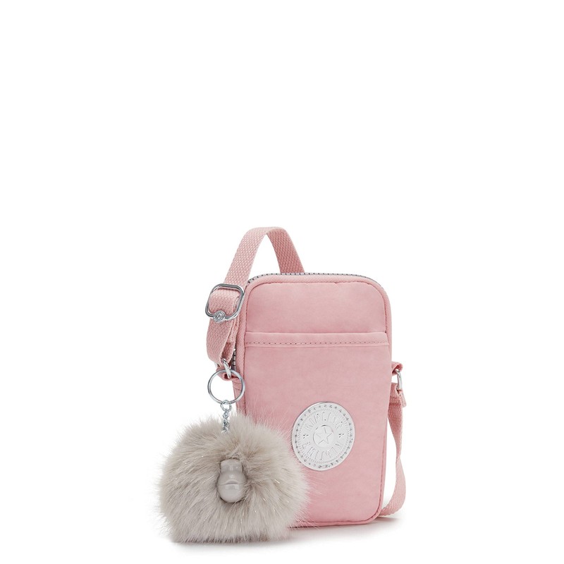 Kipling - Bolsa bandolera para teléfono Tally Bridal Rose