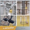 Lanube Solid Brass Cabinet Locks with Keys U Lock with