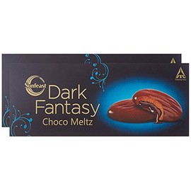 Sunfeast Dark Fantasy Choco Meltz, 50 grams (Pack of 2)
