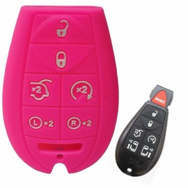 Kenny Key Fob Rubber Remote Cover for Dodge Chrysler Jeep Challenger Charger Ram 300