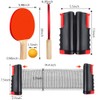 YOU ER MEI Red de Ping Pong, Raquetas y Pelotas