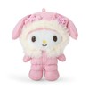 Sanrio 247464 Mascot Holder (Fluffy Winter) My Melody Keychain