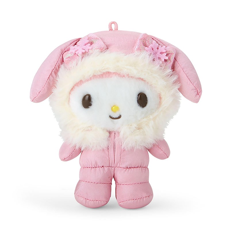 Sanrio 247464 Mascot Holder (Fluffy Winter) My Melody Keychain